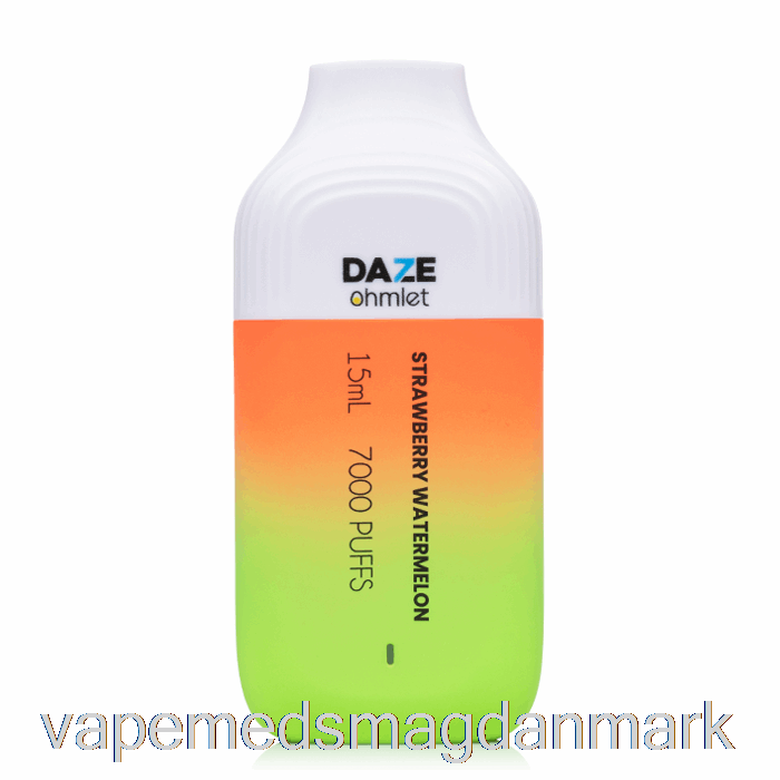 Engangs Vape Danmark 7 Daze Ohmlet 7000 Engangs Jordbær Vandmelon